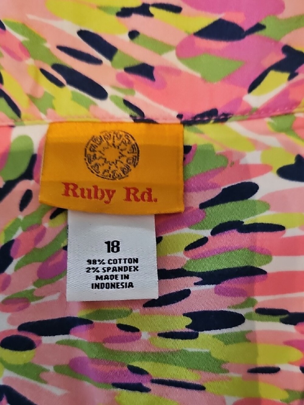 Ruby Rd. Pink Multi Floral Zip Jacket - Picture 5 of 8